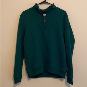 Men’s Crown & Ivy Quilted Quarter Zip Shirt